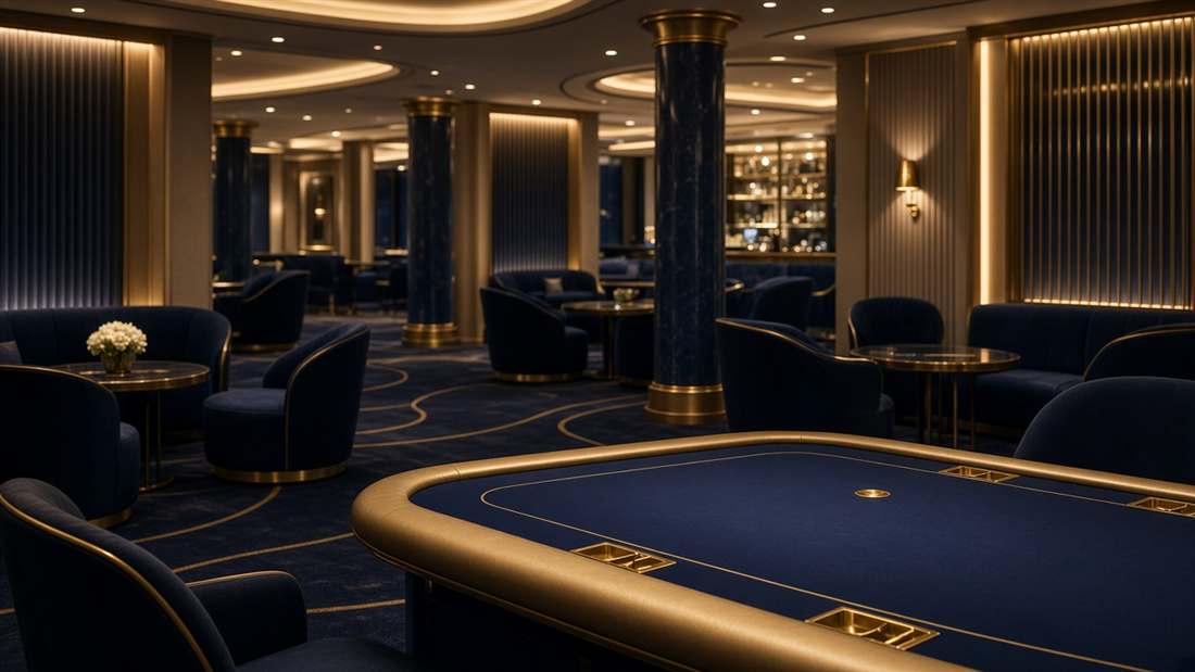 Espace casino à bord